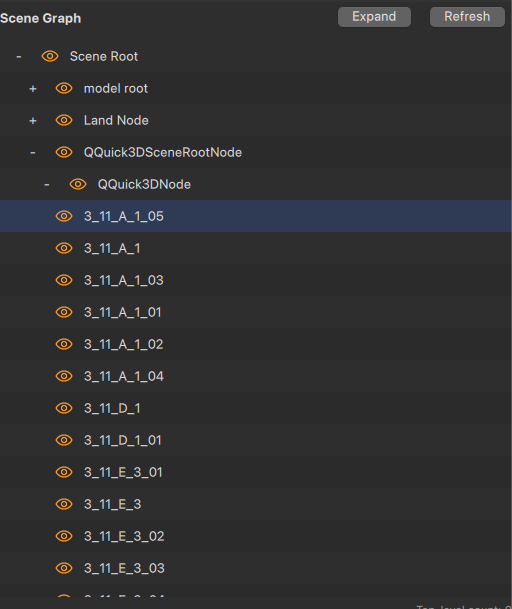 가장 하위 부자재 예시
